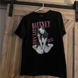 Britney Spears Black Graphic Tee
